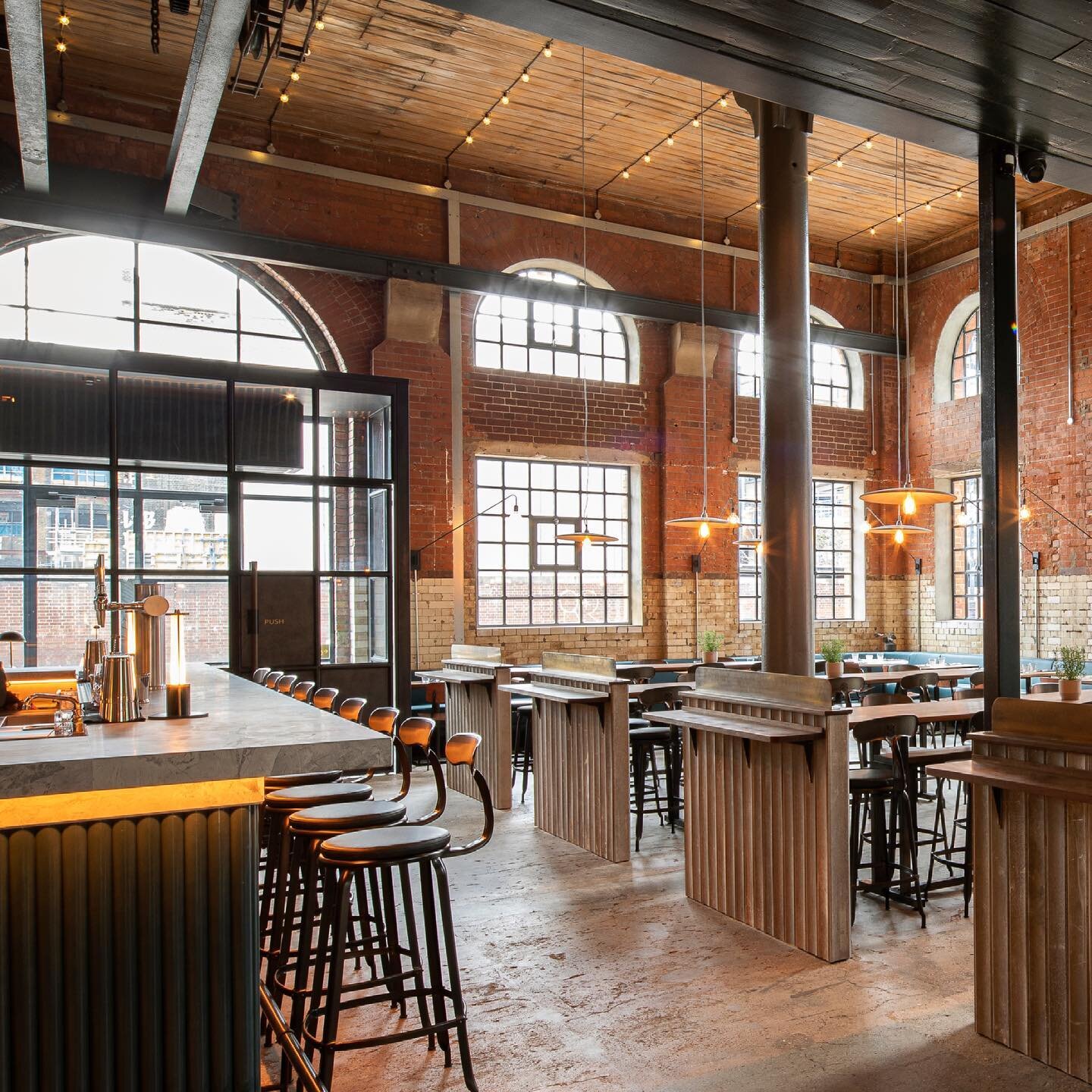 GET IN! ⚡️🎉⚡️
Our doors open finally, today at 4pm. Months and months of sweat and tears and fears, here we are. Come and find your new favourite table. We&rsquo;re ready for ya #shoreditch 🥳

📸 @johncareyphoto