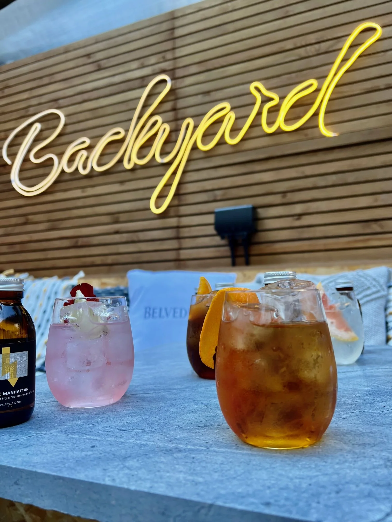 Backyard Outdoor Seating The Light Bar & Dining in Shoreditch