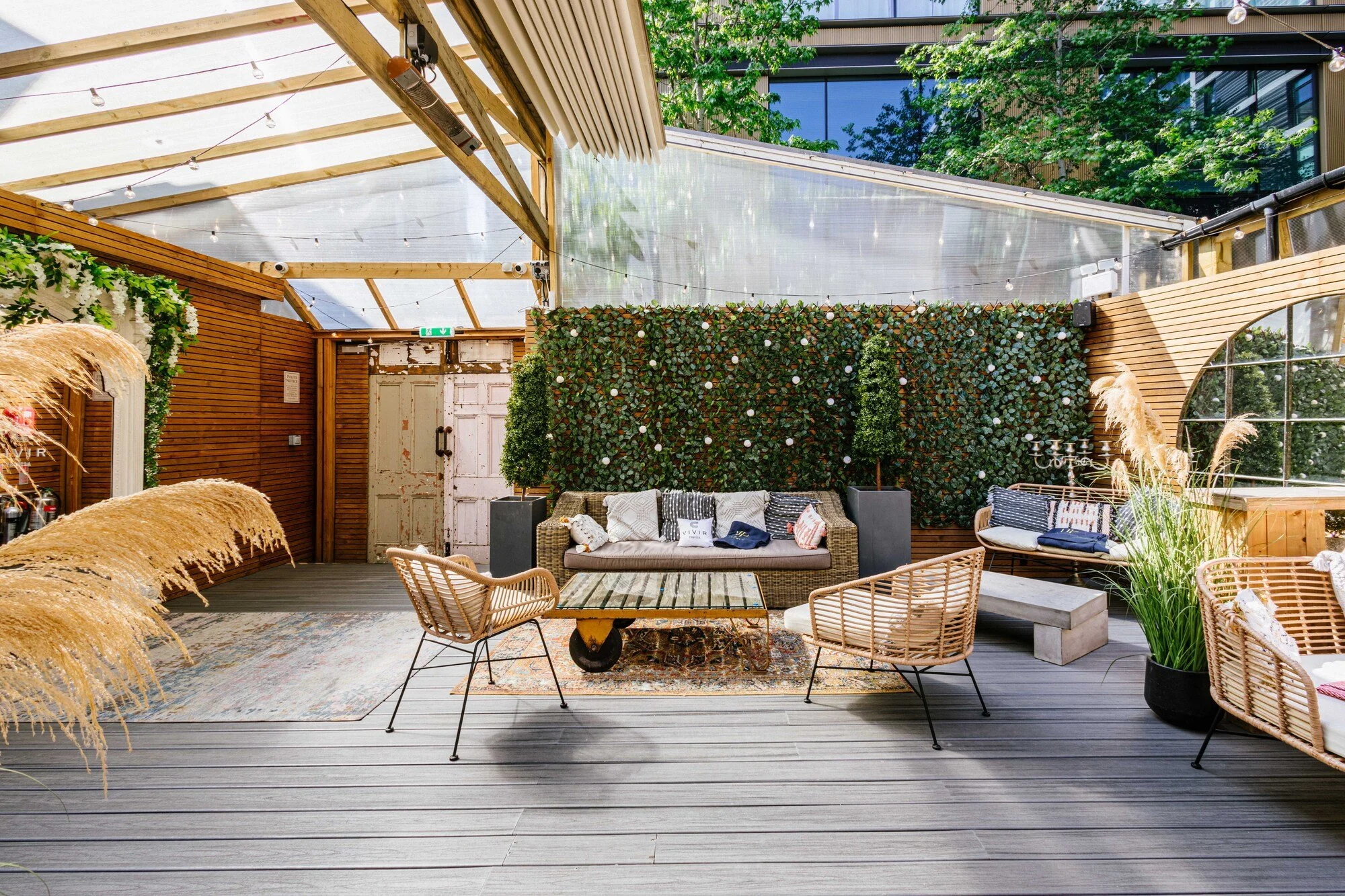 Backyard Outdoor Seating The Light Bar & Dining in Shoreditch