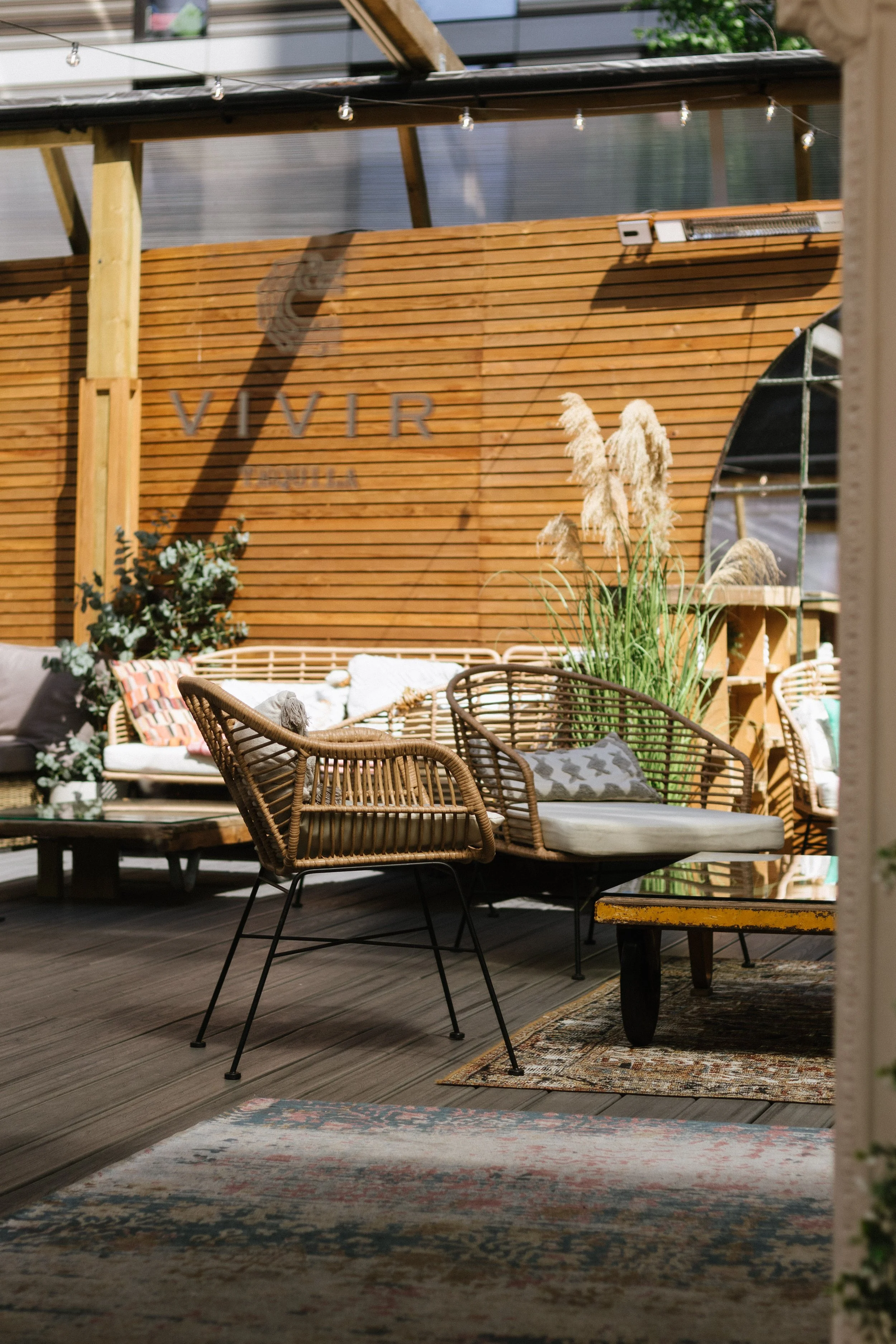 Backyard Outdoor Seating The Light Bar & Dining in Shoreditch