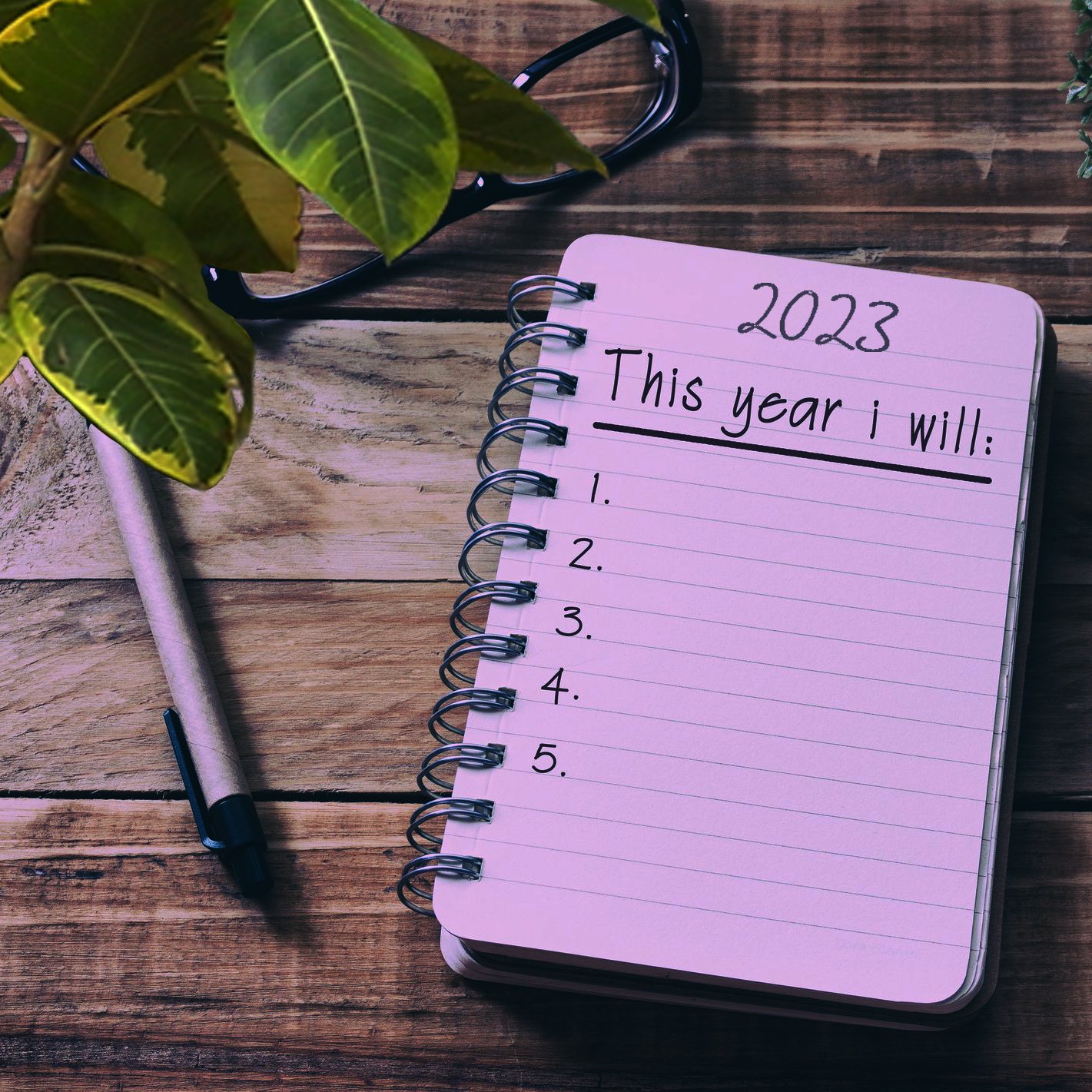 New Year resolutions list