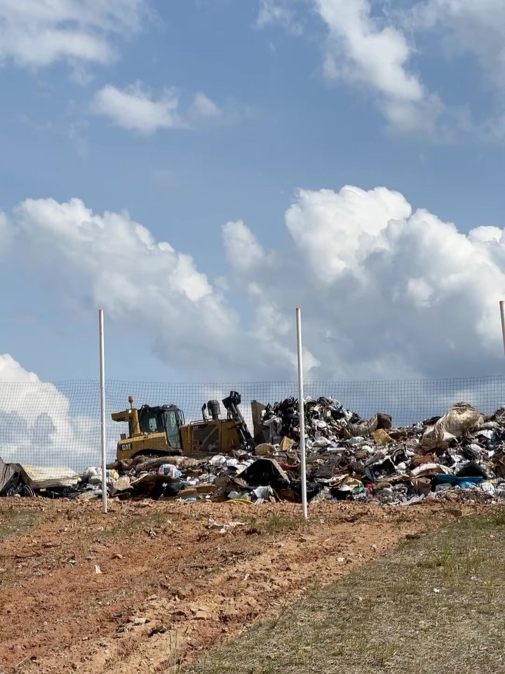 A few years ago, we toured the South Wake Landfill.
Seeing it in person changes your perspective real quick.

Every cleanup. Every trash bag.
Every aluminum can diverted. It all ends up somewhere.

Wake County says the South Wake landfill is expected
