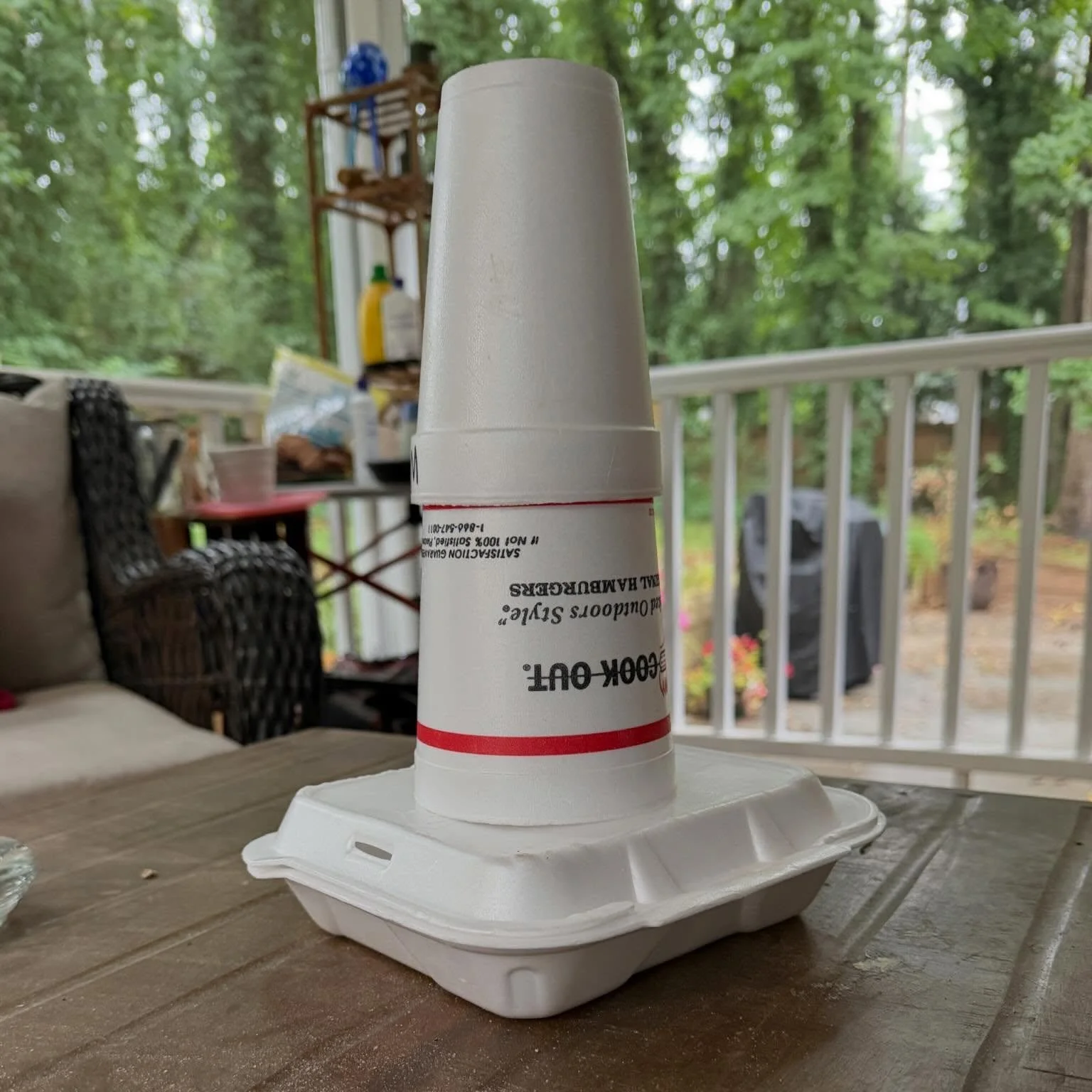 Any guesses where this take out styrofoam is headed to be recycled? 

Believe it or not&hellip; Publix.

Styrofoam can&rsquo;t go in your curbside bin, and services like ReCollective only accept brick Styrofoam. But some Publix locations accept clean