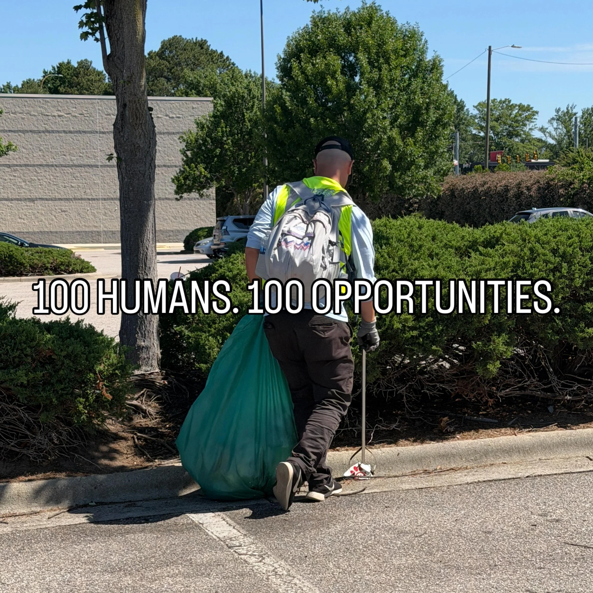 100 HUMANS. 100 OPPORTUNITIES.

Today, we welcomed RC, the 100th member of The Great Raleigh Cleanup Workforce Program.

This program wasn&rsquo;t built in a boardroom. It started on a bench in downtown Raleigh with @table_mags and a simple idea: wha