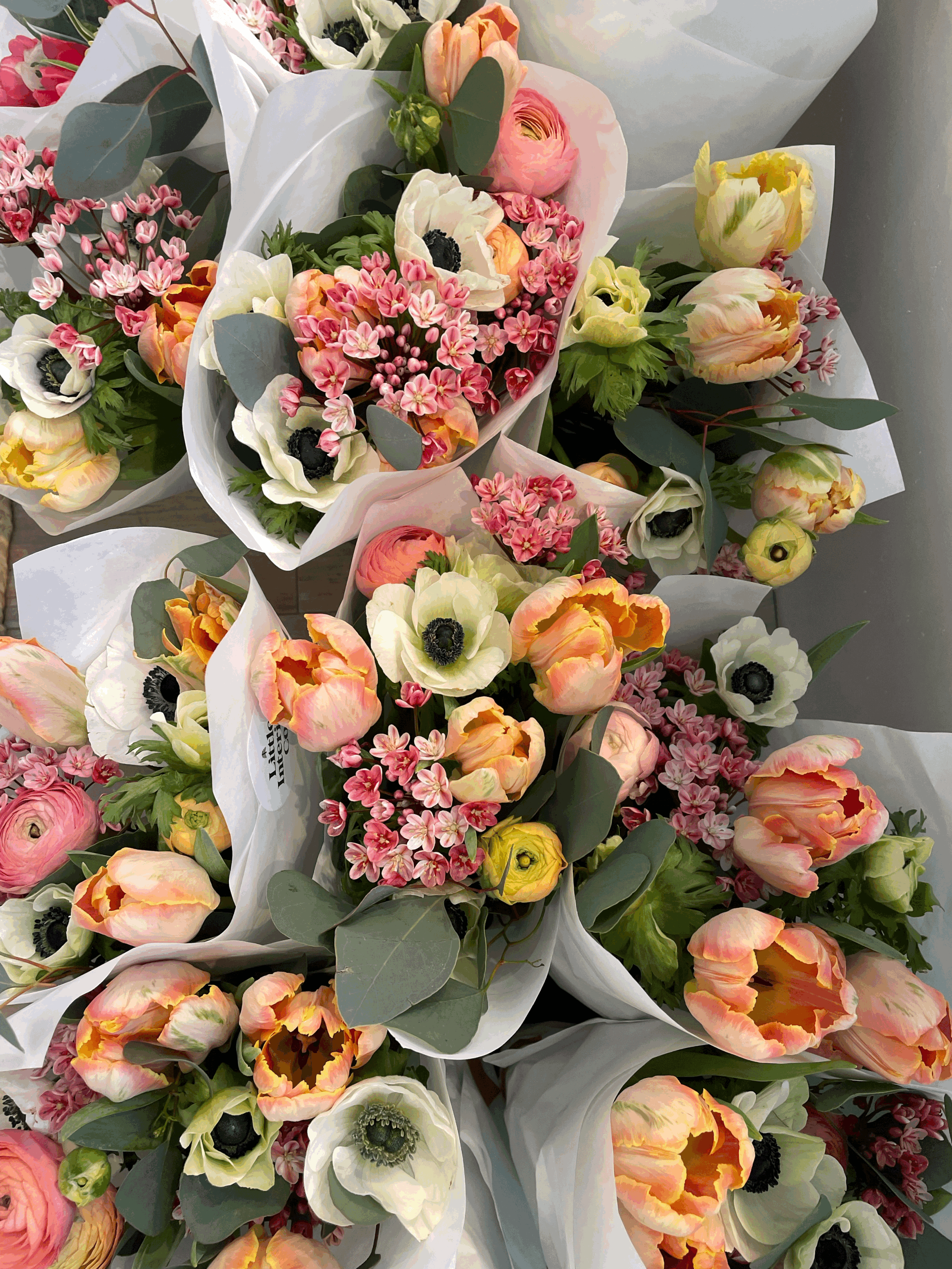 VALENTINES bouquet - Spring romance  - COLLECTION FRIDAY 13TH 11-5 OR SATURDAY 14TH FEB 10-5