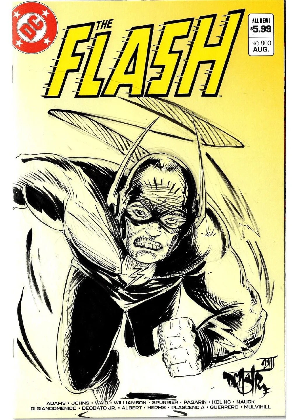 The Flash Superhero Artwork