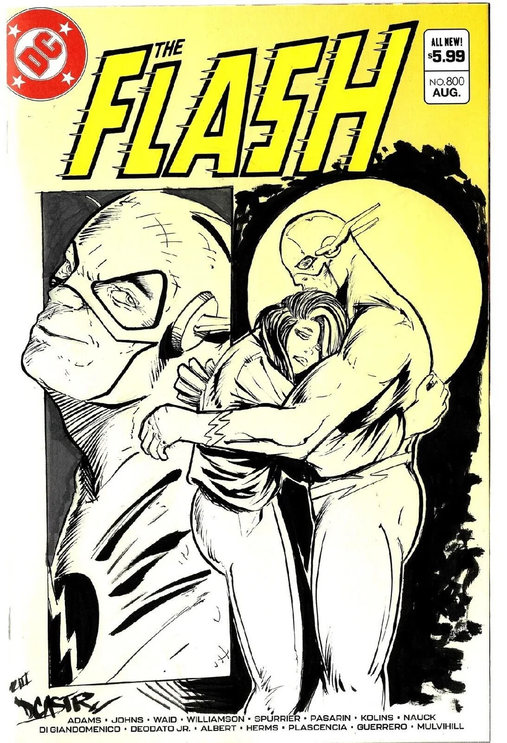 The Flash Comic Art