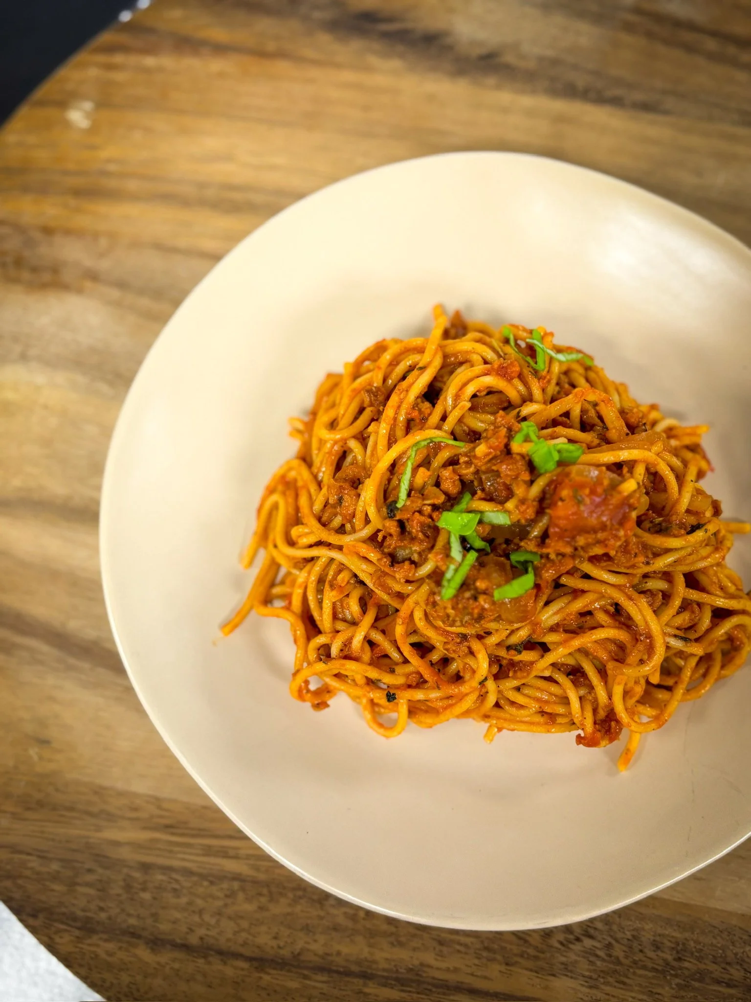Portuguese Chorizo Spaghetti