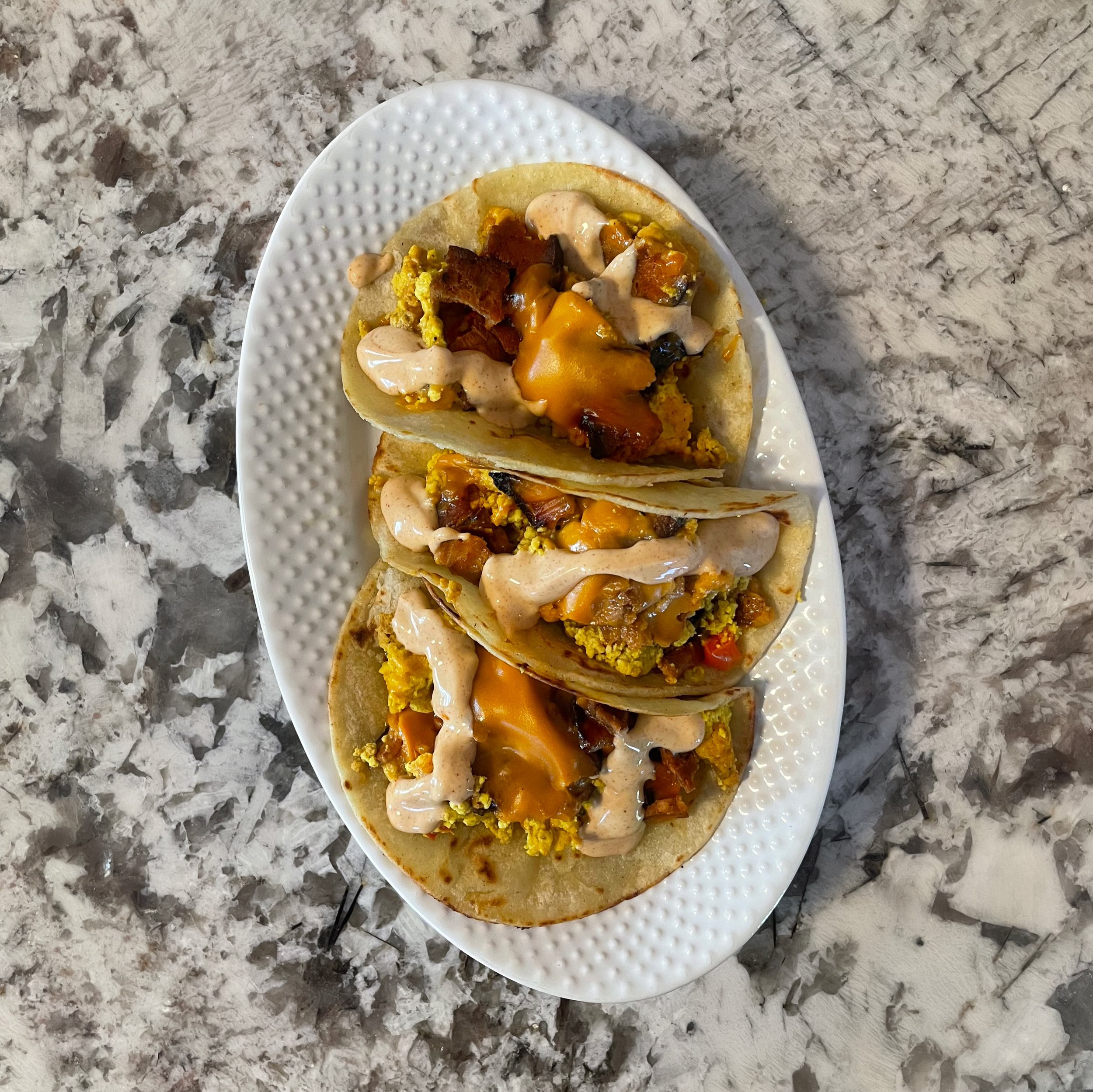 Bacon, Egg, and Cheese Burrito - or GF Taco