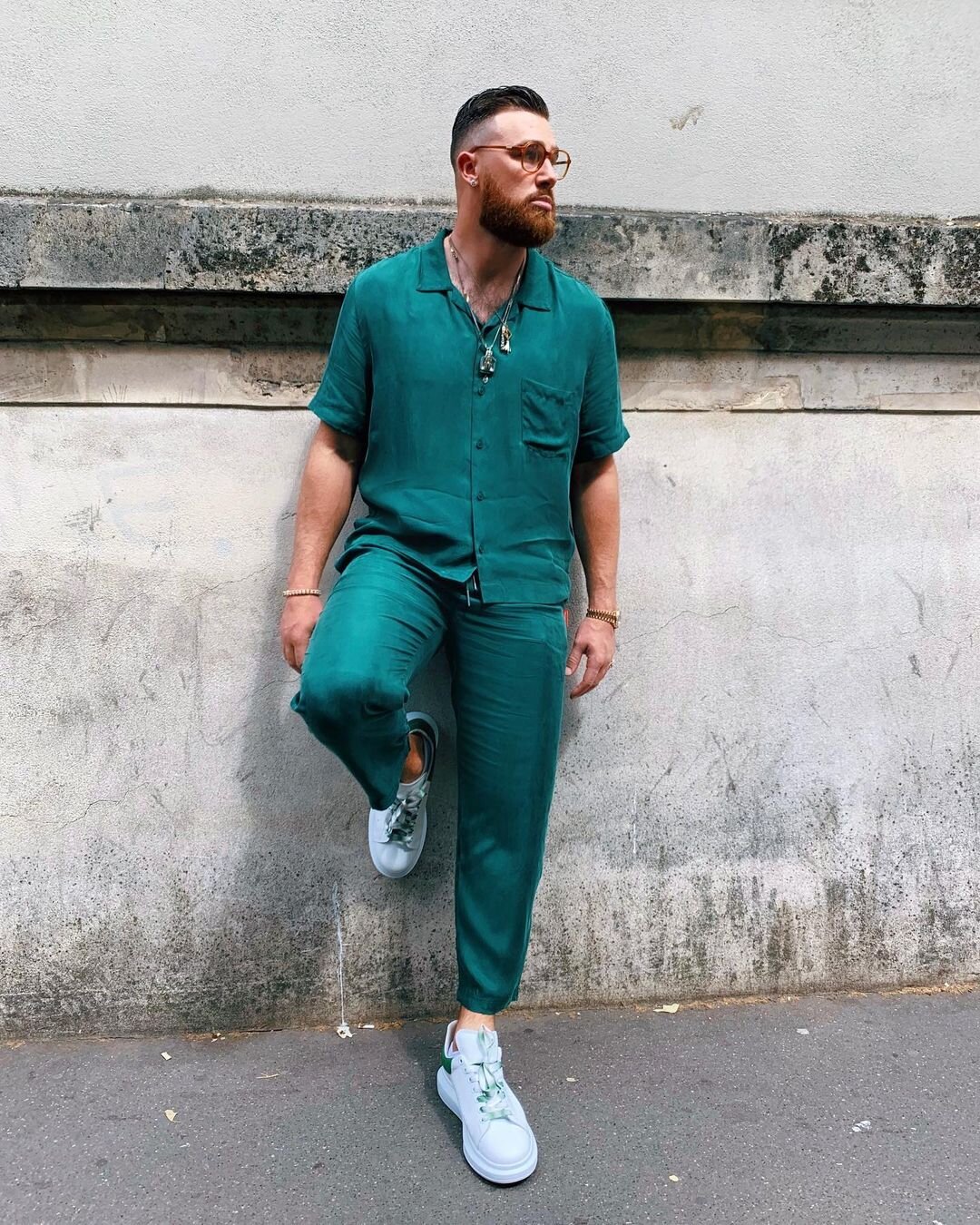 fashion travis kelce louis vuitton jacket