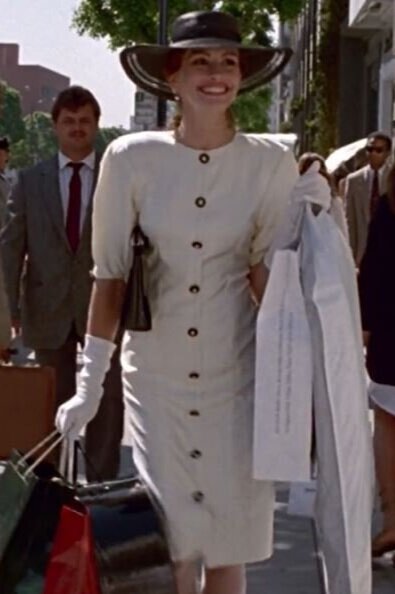 Vivian Ward's shopping outfit in Pretty Woman