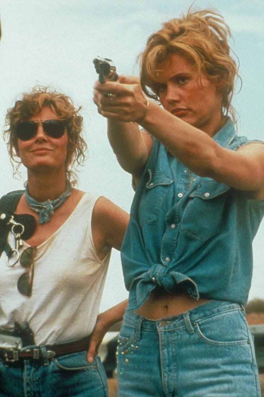 Susan Sarandon and Geena Davis in Thelma and Louise