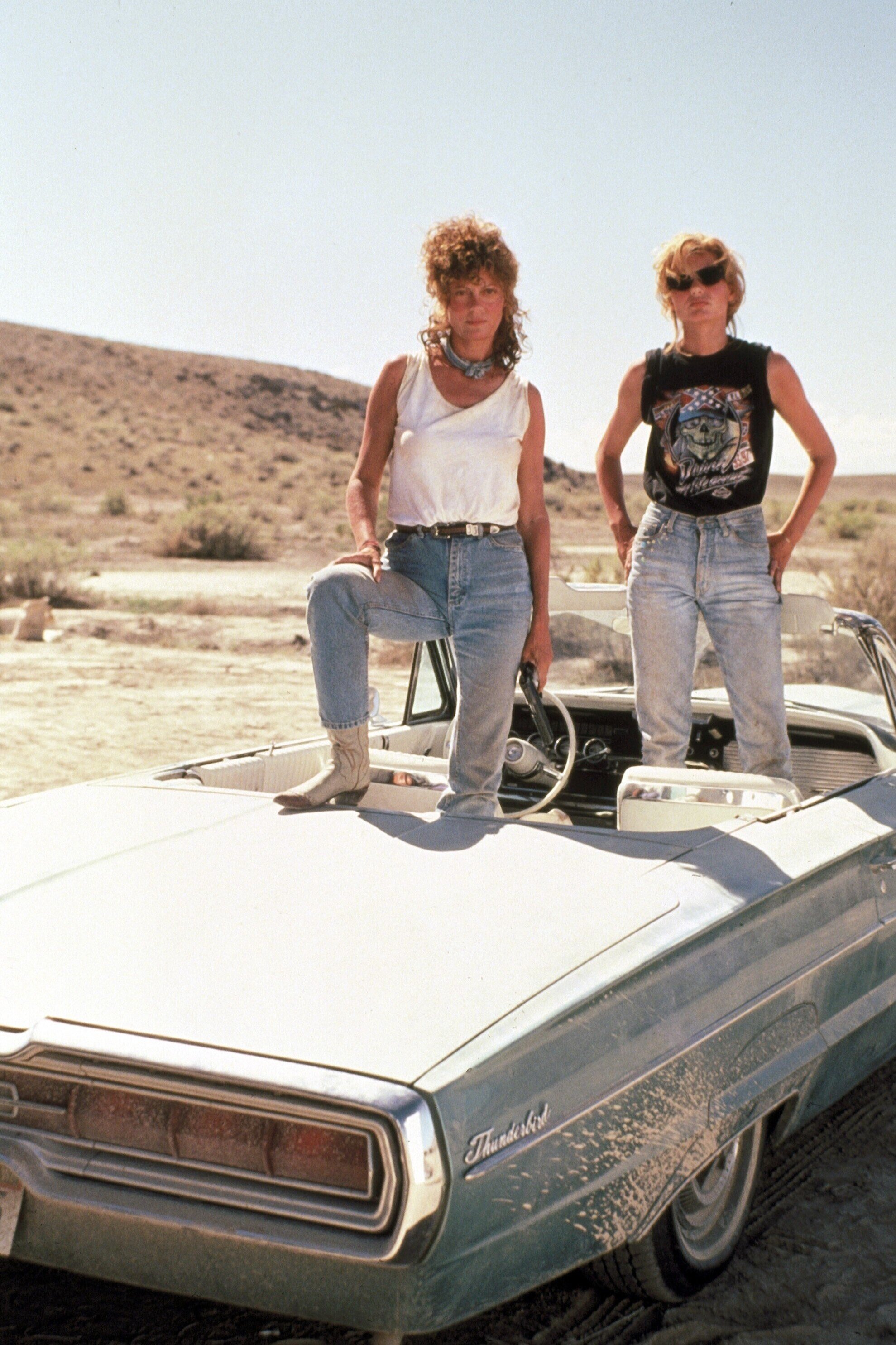 Susan Saradon and Geena Davis in Thelma and Louise