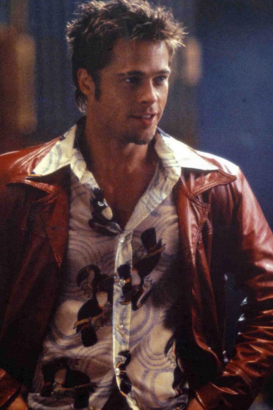 Brad Pitt as Tyler Durden in Fight Club