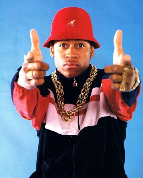 LL Cool J wearing a FILA jacket