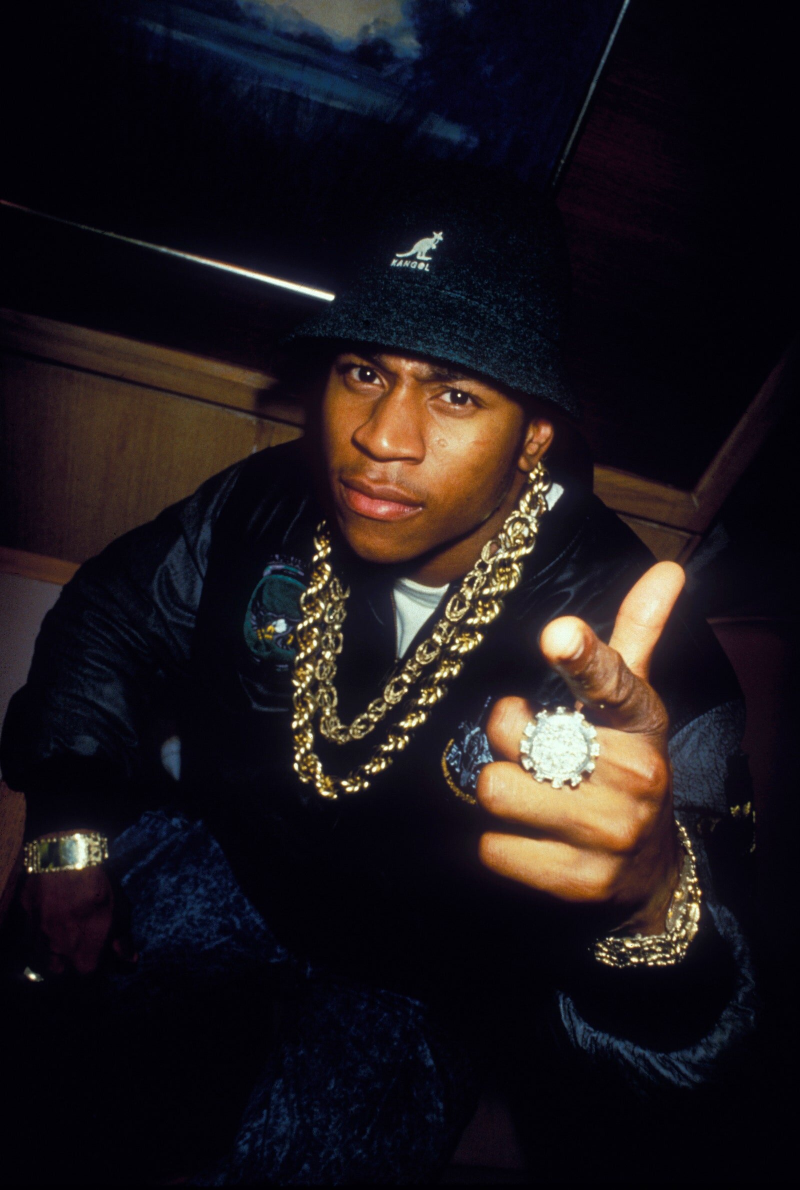 LL Cool J's chunky chain necklaces