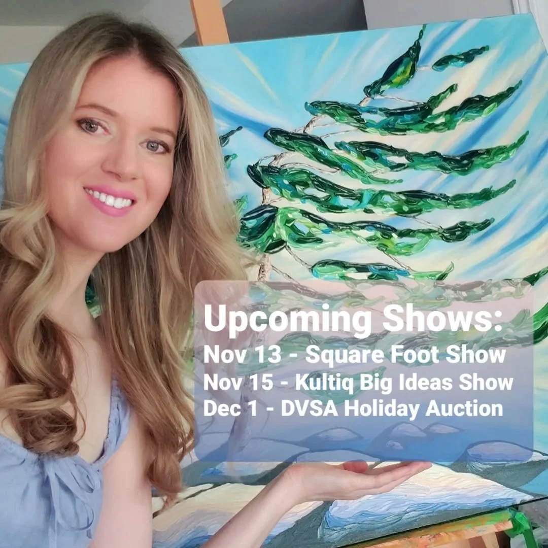 🎨✨ Upcoming Art Show Schedule! ✨🎨

I&rsquo;m so excited to share the dates for my upcoming art shows, your chance to see (and snag!) some of my latest pieces from wherever you are! 🌍

📅 Show Dates:
Nov 13: Julia Veenstra &amp; Friends @squarefoot