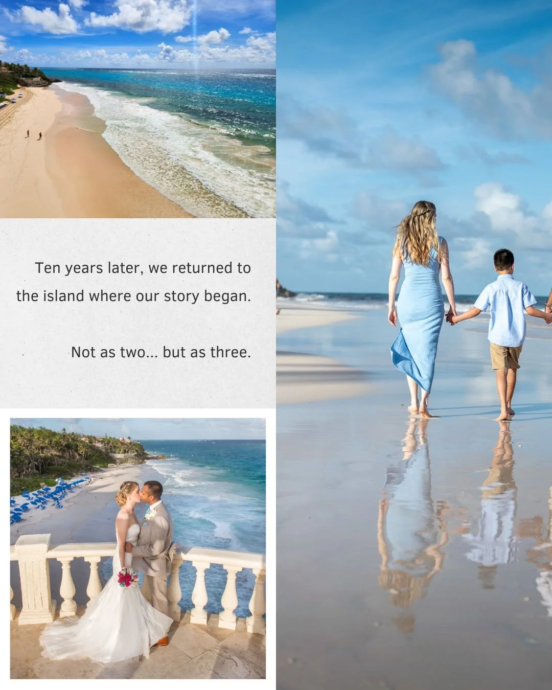 Ten years after saying &ldquo;I do&rdquo; in Barbados, we returned with our little boy to the place that first held our story.

This trip gave us rest, reconnection, inspiration, and the reminder to slow down enough to notice the beauty in everything