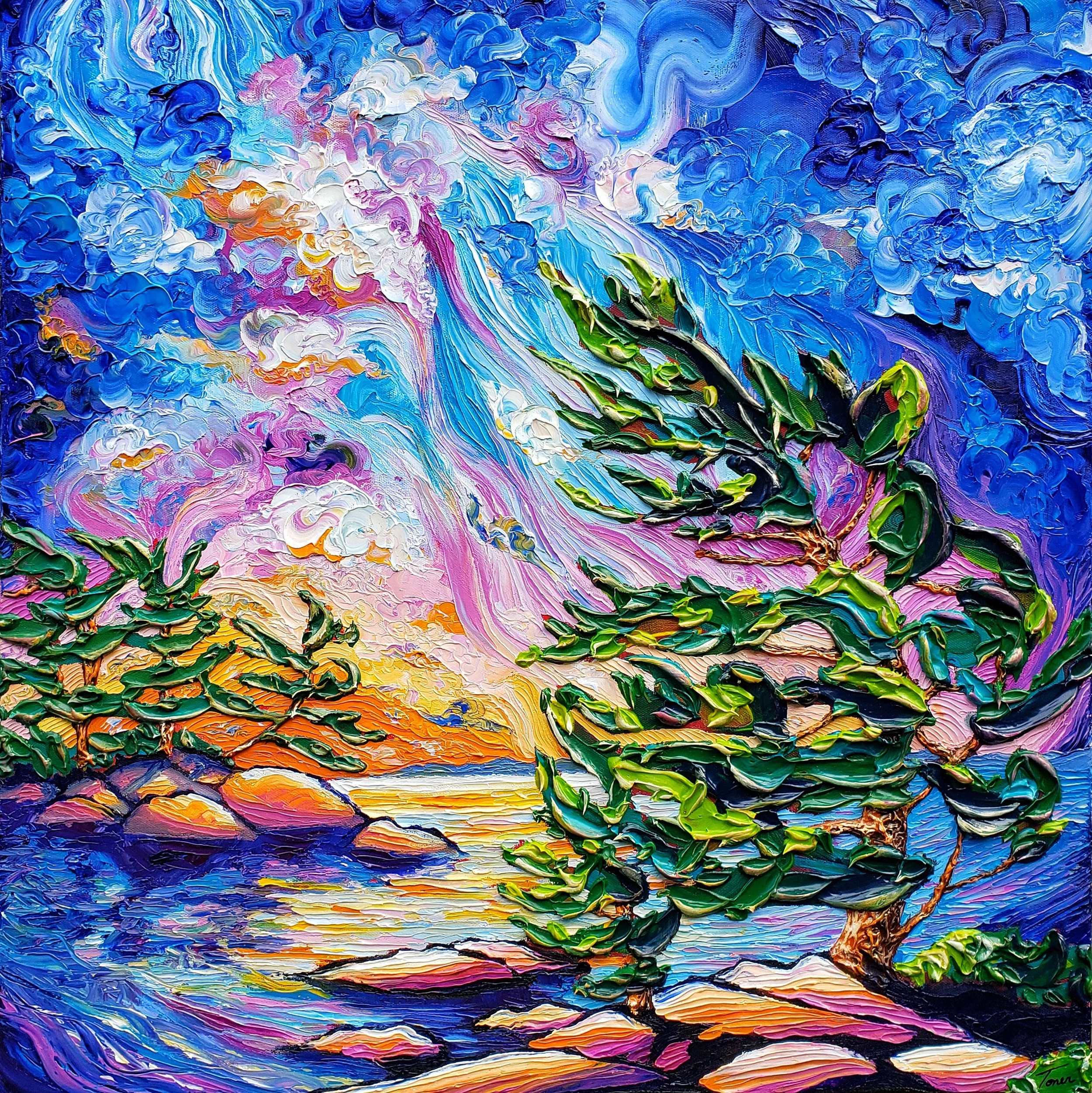 Whispers of Serene Solace, 24x24inch.jpeg