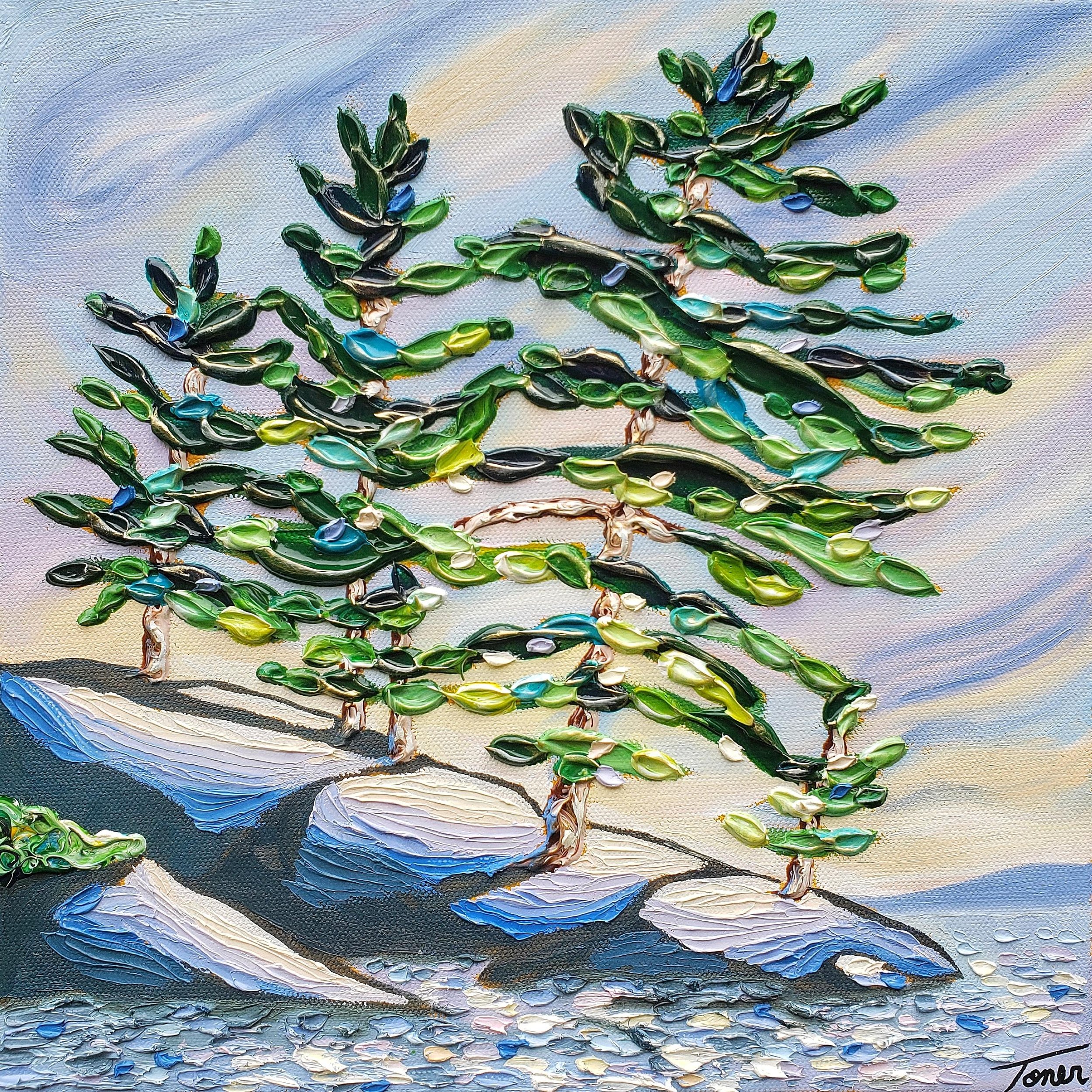 Ashley Toner_Muskoka Sunset_oil and acrylic on 1.5inch canvas.jpeg