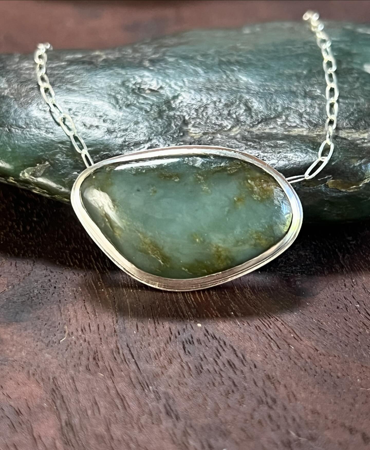 Added this Big Sur jade neckline pendant to my etsy shop&mdash;