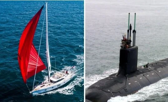 Show'n'tell or when a sailboat becomes a submarine 