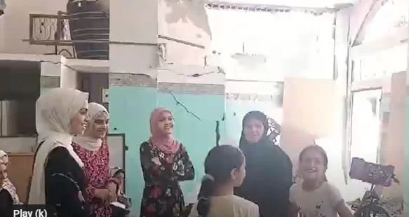 Learning, play and community in Gaza:  all in Hussam's Pass the Parcel game