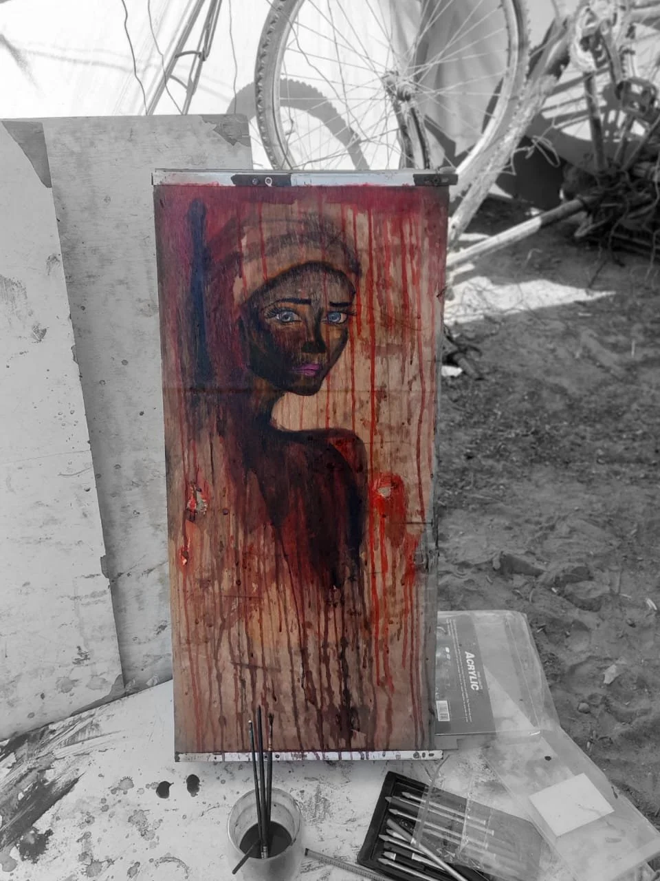 ๐จ Todayโs activity: Emotions Born from Art Amid the Rubble! ๐ฉน๐ผ