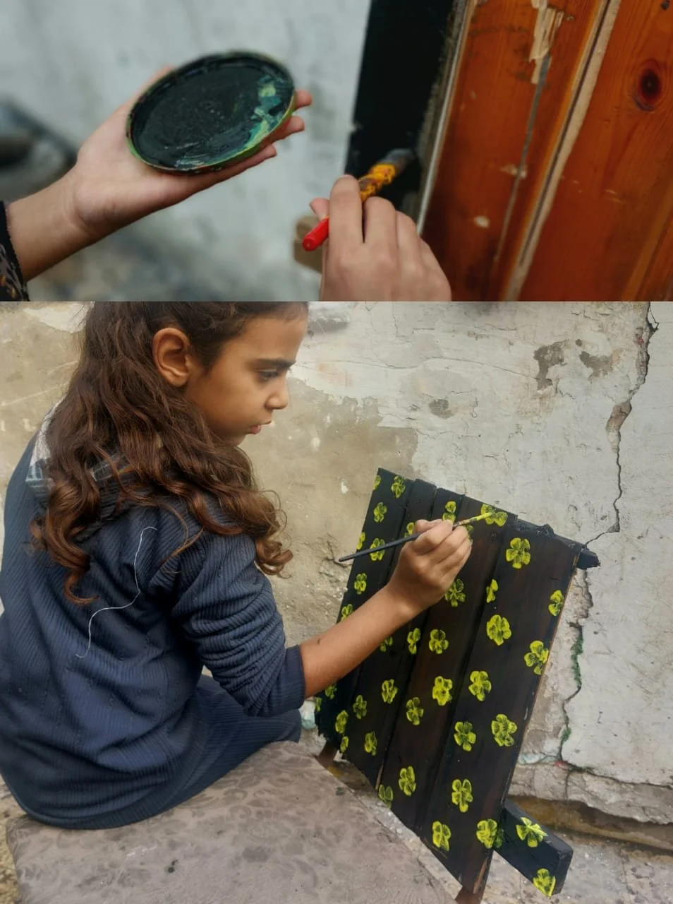 Daily Update | Art from Rubble – Nada Rajab — The Hands Up Project