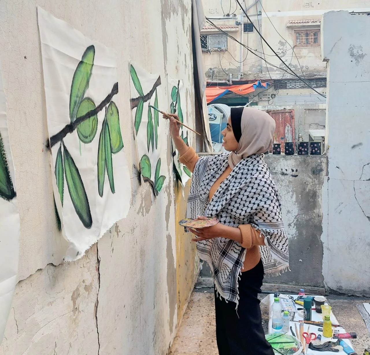 Daily Update | Art from Rubble – Nada Rajab — The Hands Up Project