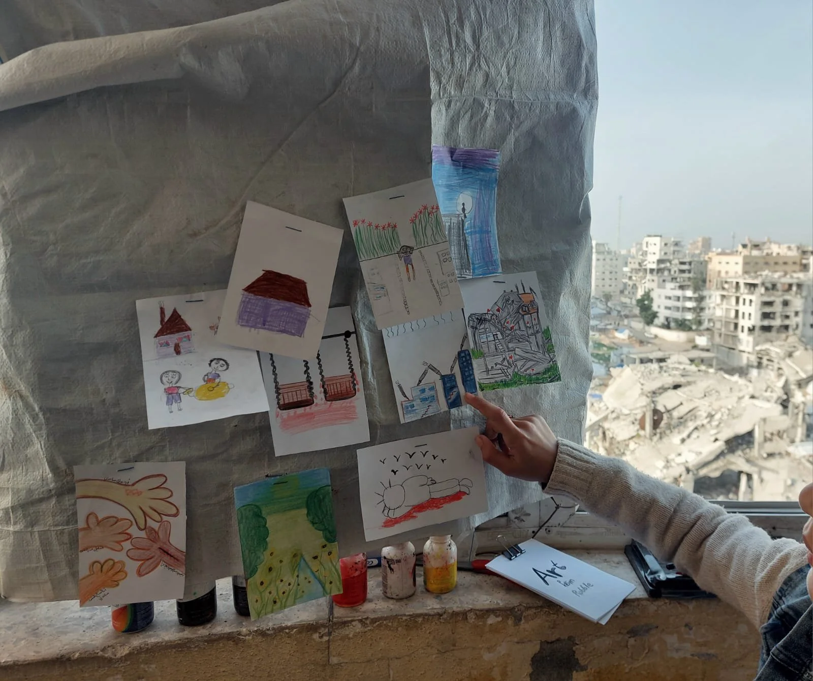 Daily update from Nada | Art from Rubble 🎨🏚️