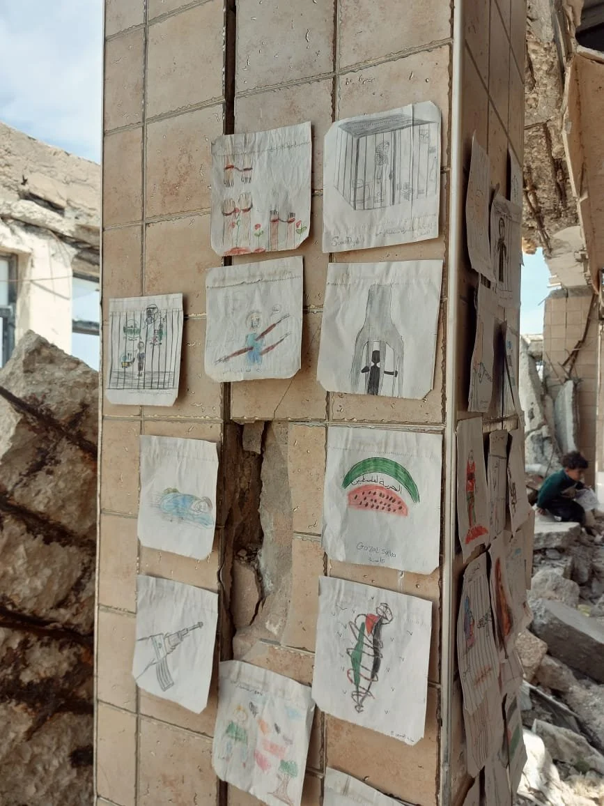 Daily update from Nada – Art from Rubble 🎨🏚 — The Hands Up Project