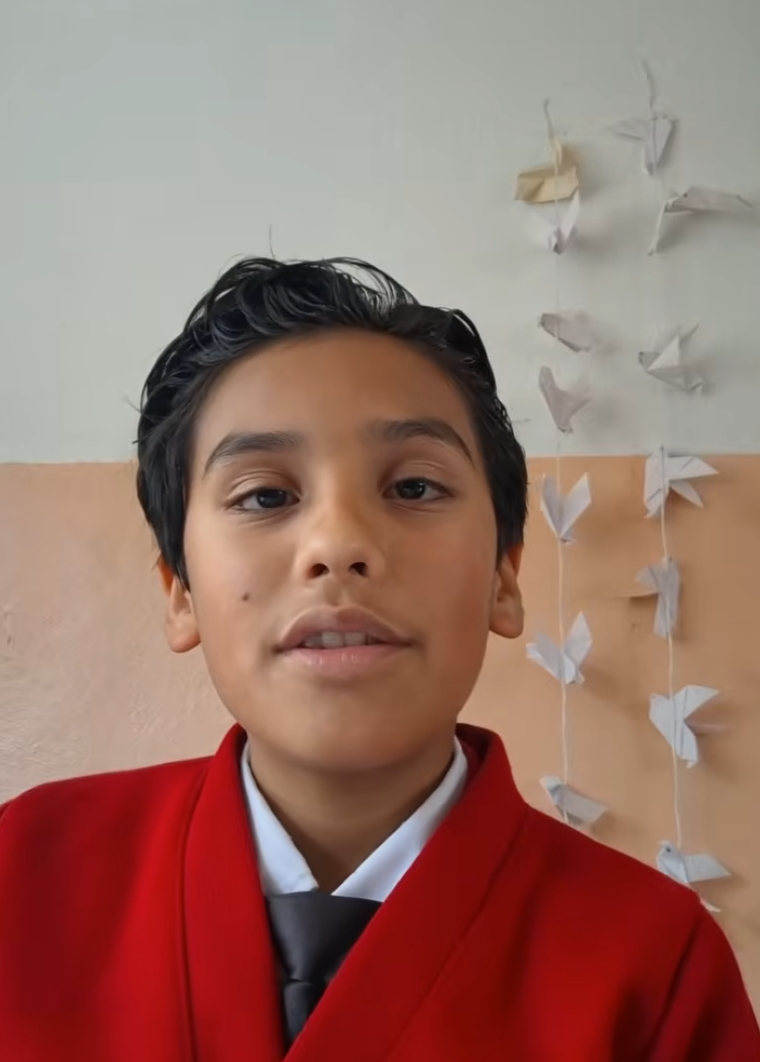 Solidarity through poetry from children around the world