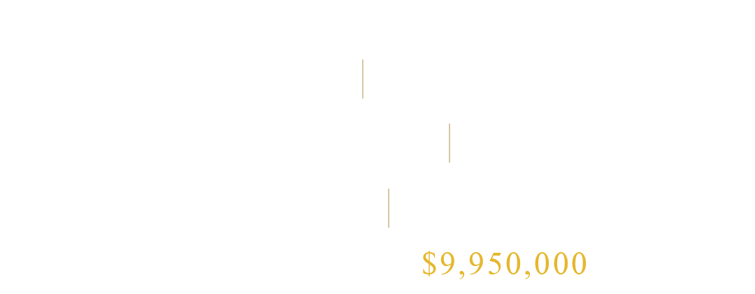 An informational graphic titled "Picturesque Landscapes on the Central Coast" listing a property with features including agricultural opportunity, premium vineyard, one mile from Los Alamos, 632 acres, water resources, and the Williamson Act, with a listing price of $9,950,000.