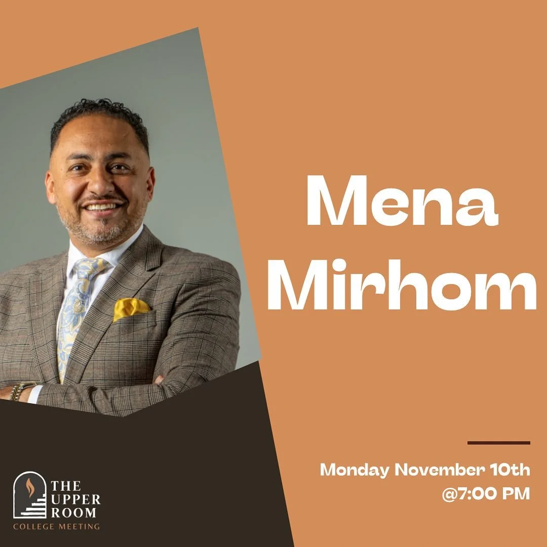 Special guest this week - Dr Mena Mirhom! 
Hope to see you this week and don&rsquo;t forget to sign up for the potluck which is on November 24th