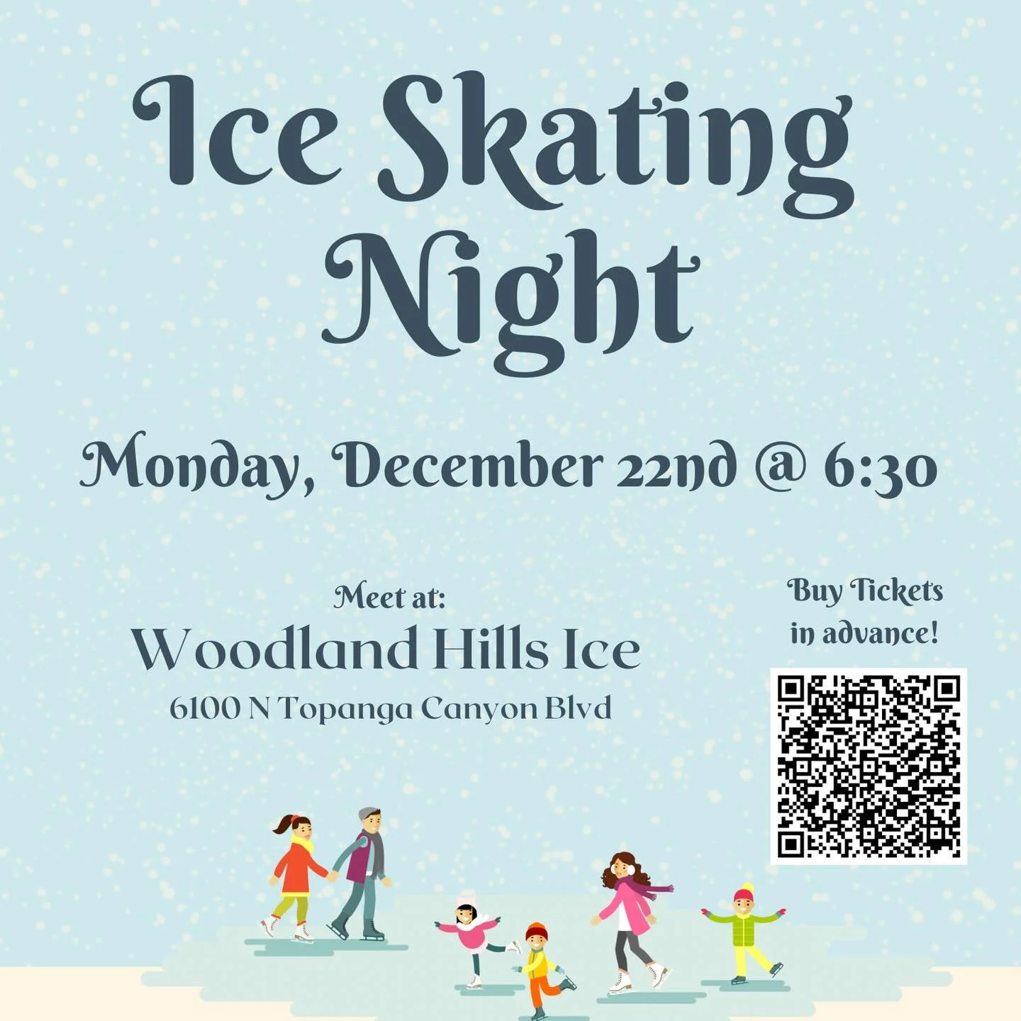 See you on the ICE 🧊 tomorrow!
Buy your tickets in advance and meet you there at 6:30pm