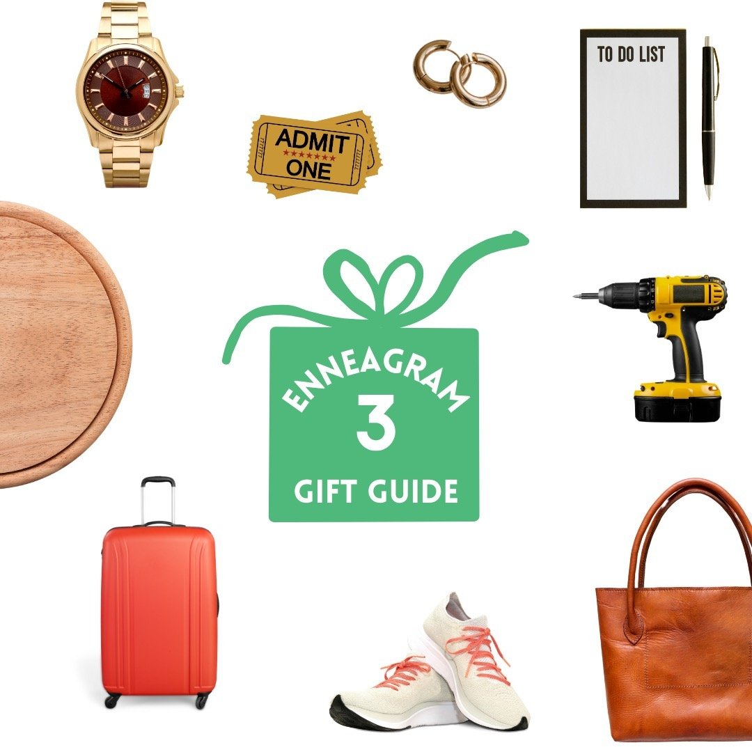 Enneagram 3 Gift Guide: type 3's will appreciate practical and functional gifts that support their goals in life. 
- classic watch or smart watch 
- charcuterie board 
- new luggage 
- workout gear or clothing 
- stylish work bag or laptop bag 
- too