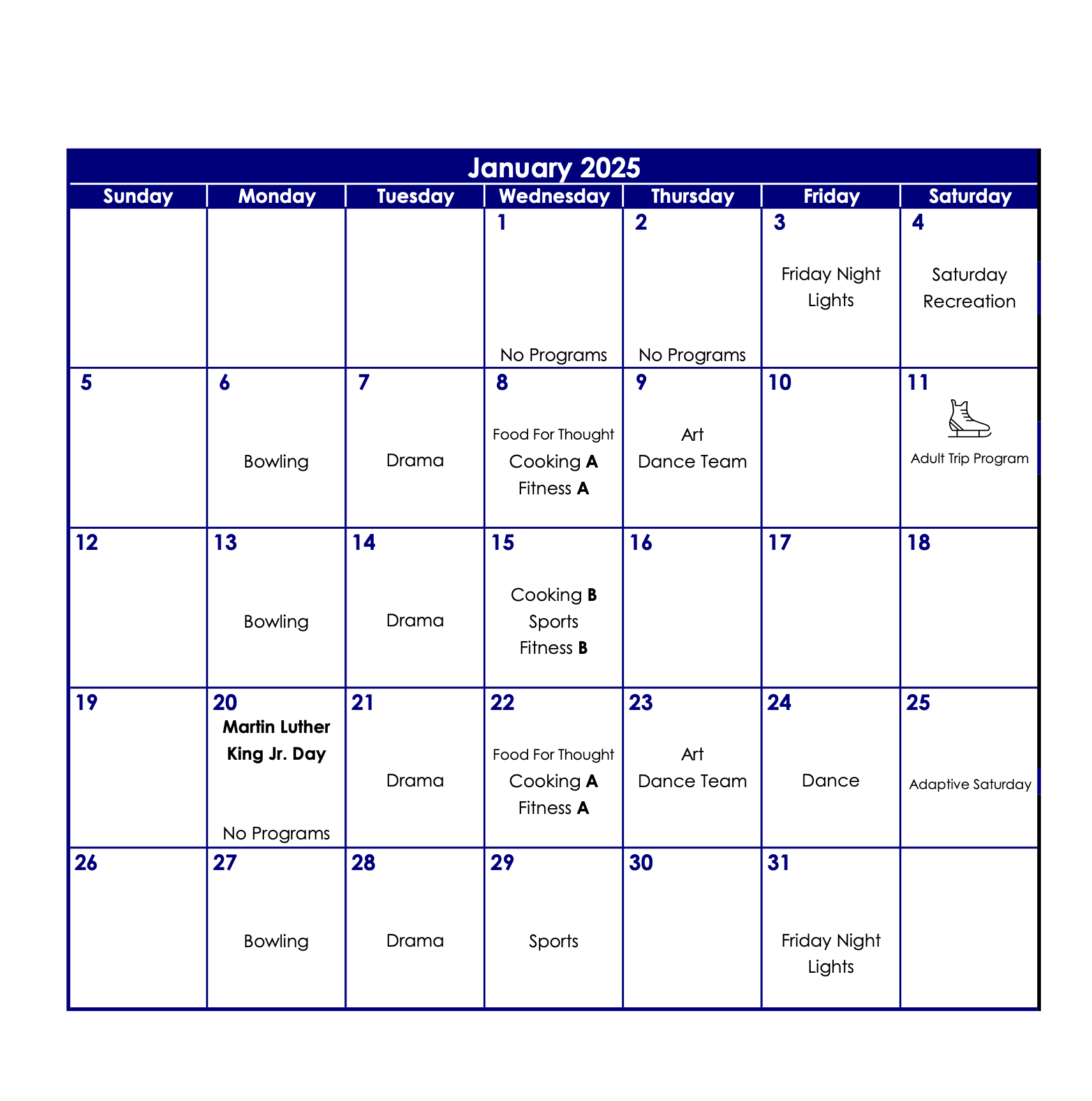 Anchor Calendar โ Anchor Program Fund