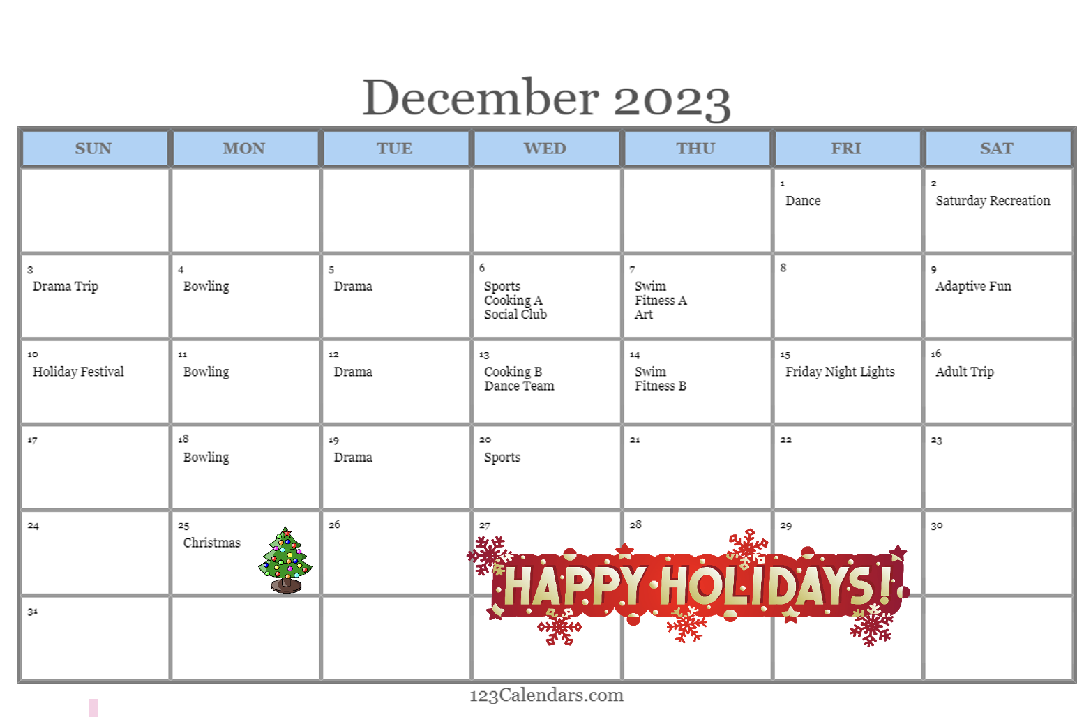 Anchor Calendar — Anchor Program Fund