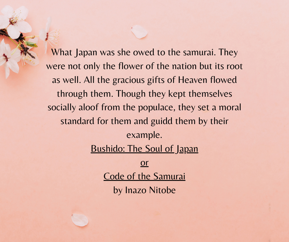 Bushido: The Soul of Japan or Code of the Samurai