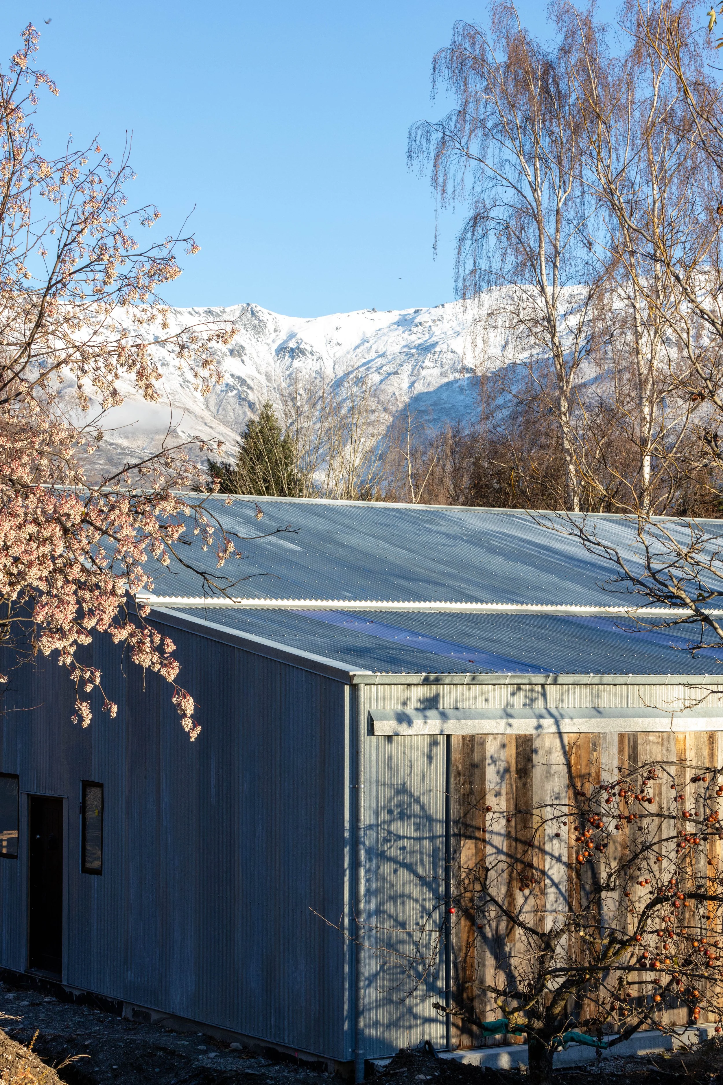 Acid Washed Silver Barn in Arrowtown Queenstown Gary Todd Architects