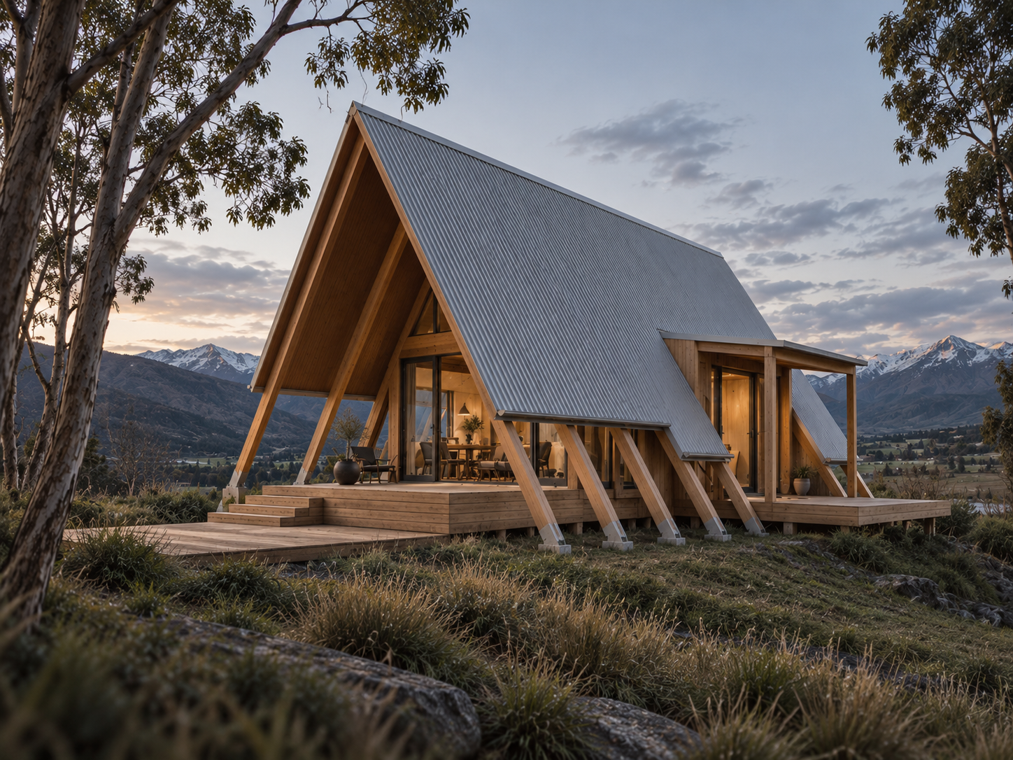 Compound Architectural Builder Queenstown New Zealand Flexi House