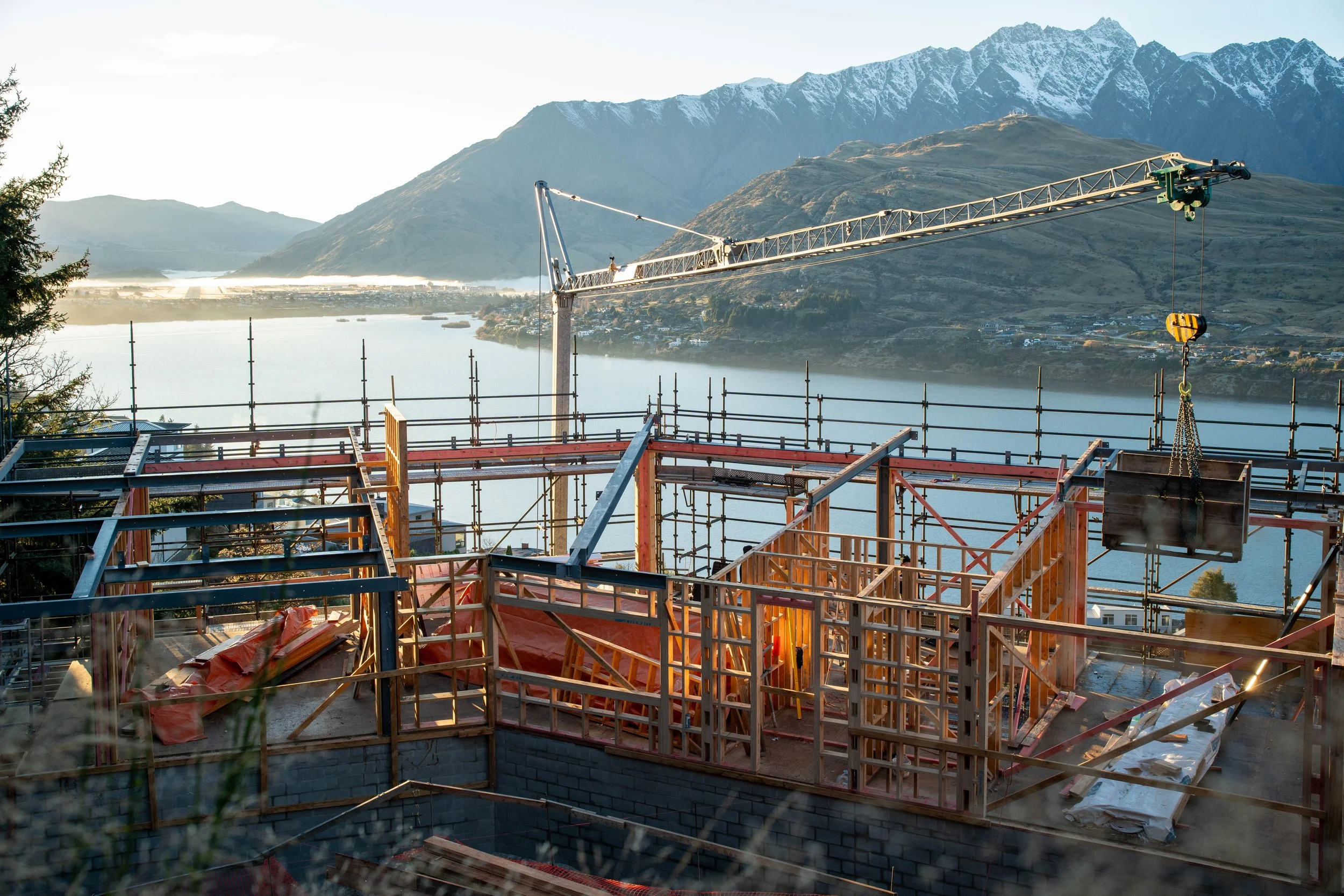 Crane Construction Queenstown Hill Compound JTB Architects