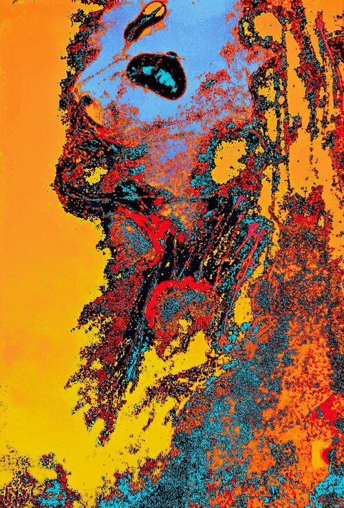 Melting Head 2 # 12, series of 30, 2020