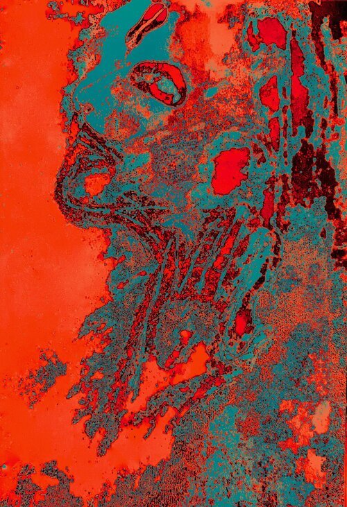 Melting Head 3 # 13, series of 30, 2020