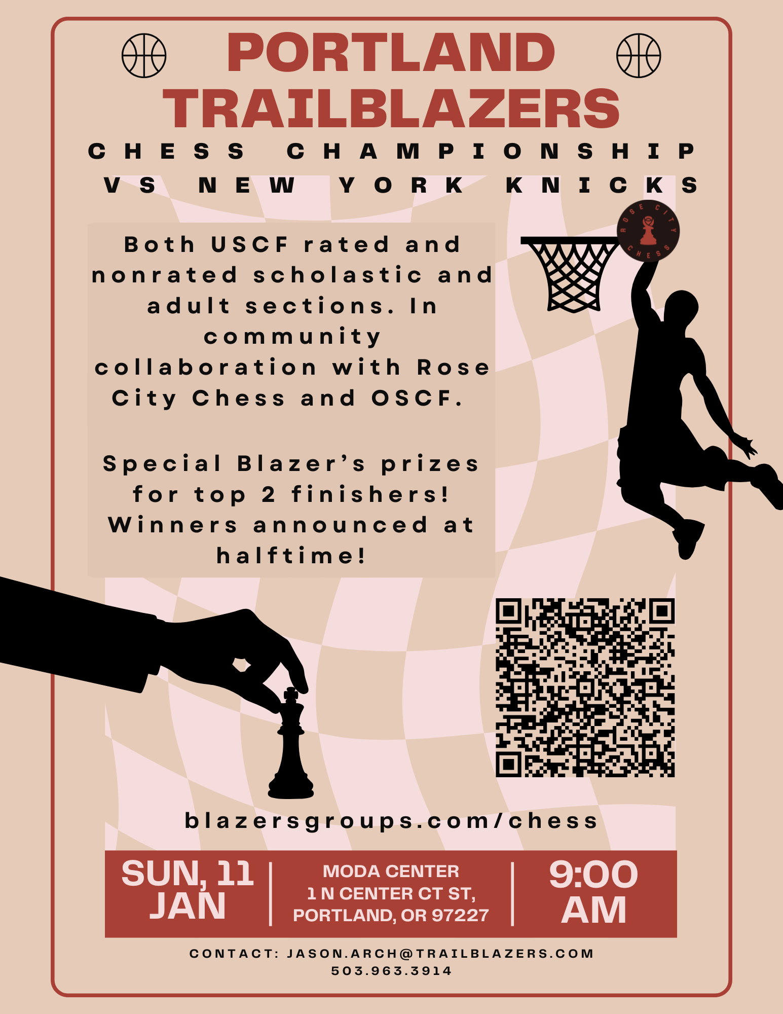 Blazers Tournament and Game Day