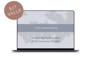 CSS for Templates Bonus Training