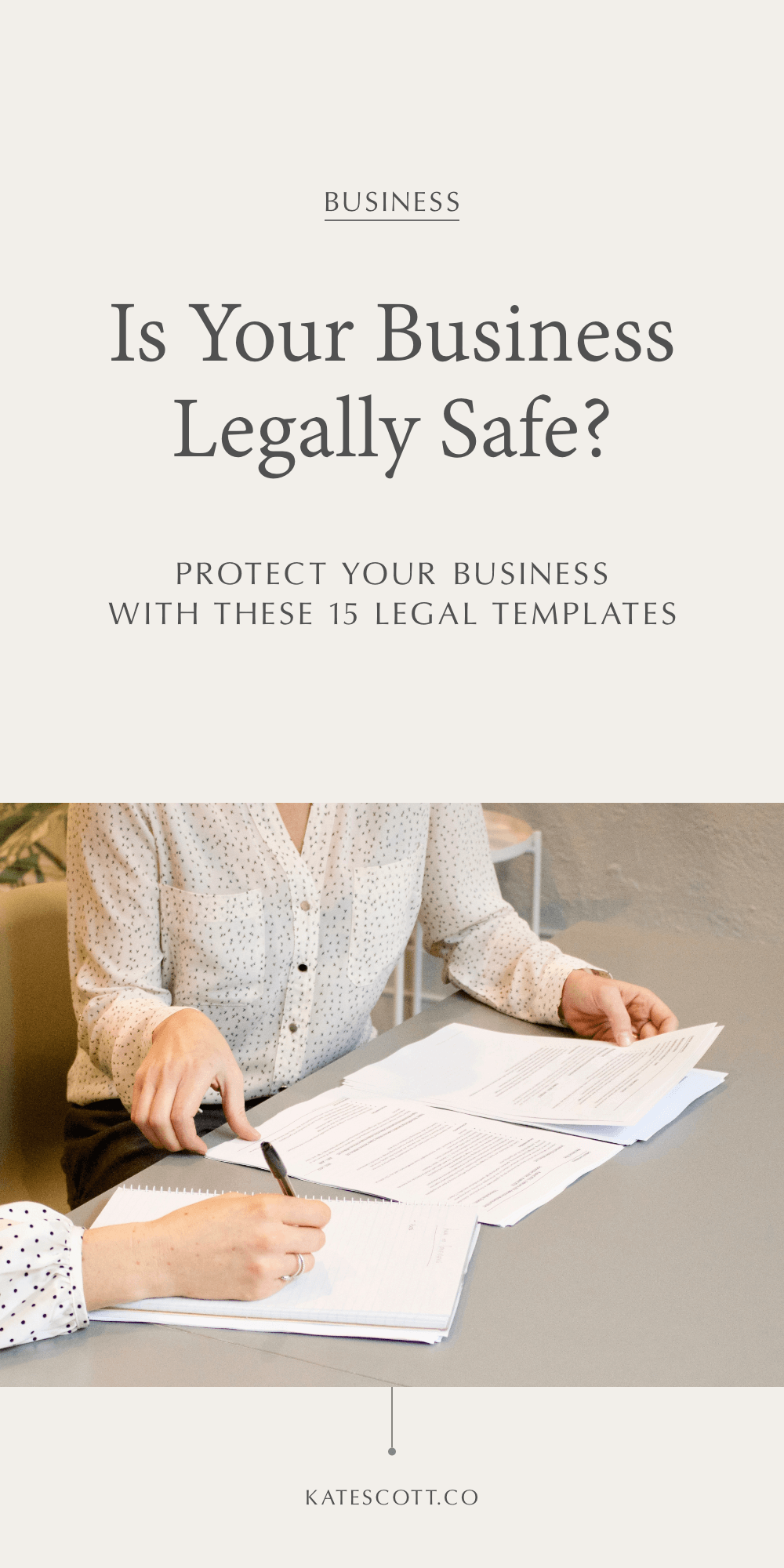 Protect your business (and your assets) with these 15 legal templates! | Small Business Legal Tips | Creative Business Legal | Legal Contract Templates | Blogging Legal Templates | #smallbusiness #creativebusiness