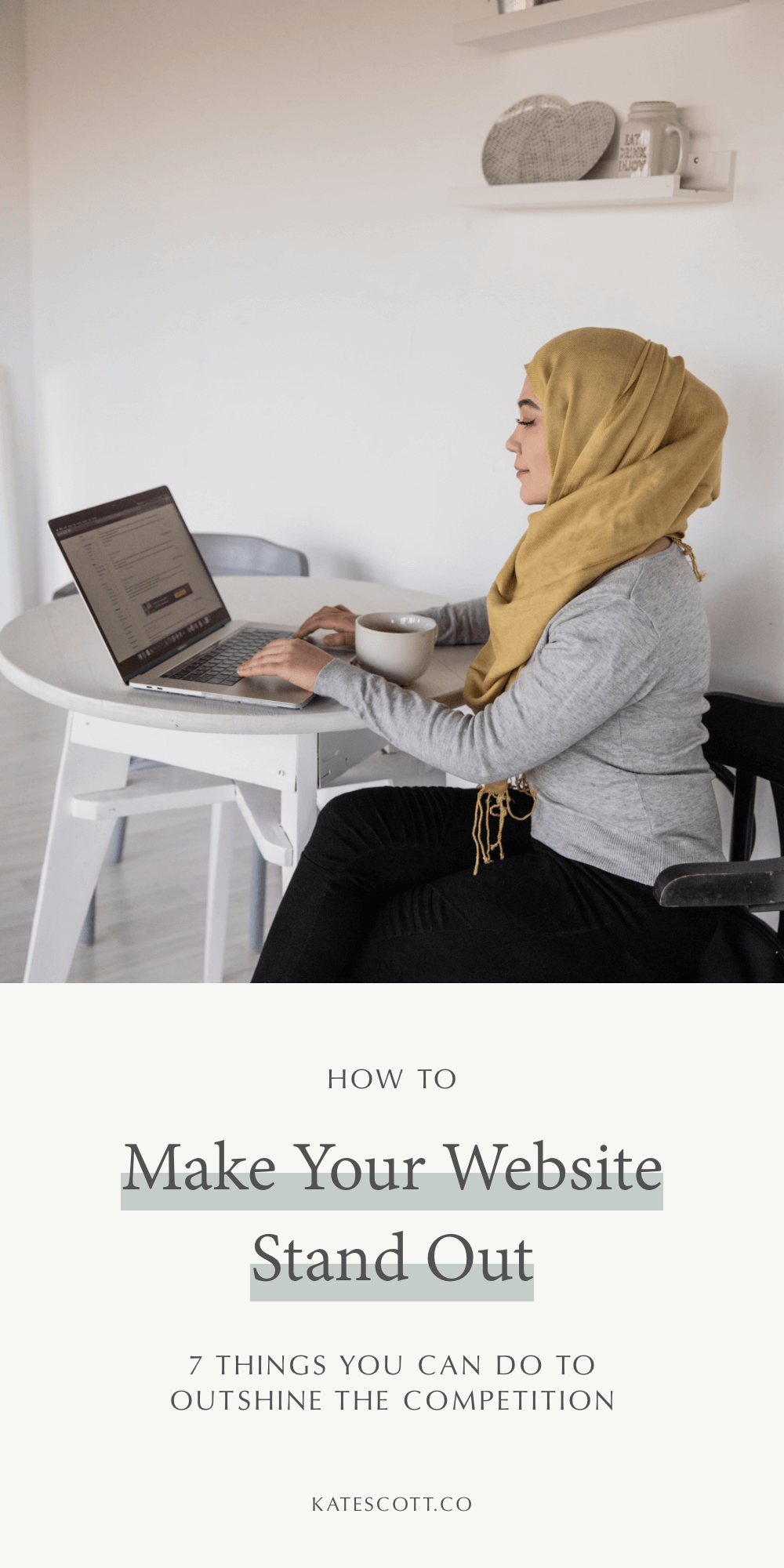 Looking for ways to make your website stand out from the competition? Here are 7 things you can do to make it better! | Web Design Inspiration Creative | Web Design Tips | Web Design Layout | Web Design 2020 | Small Business Website Design | Small B…