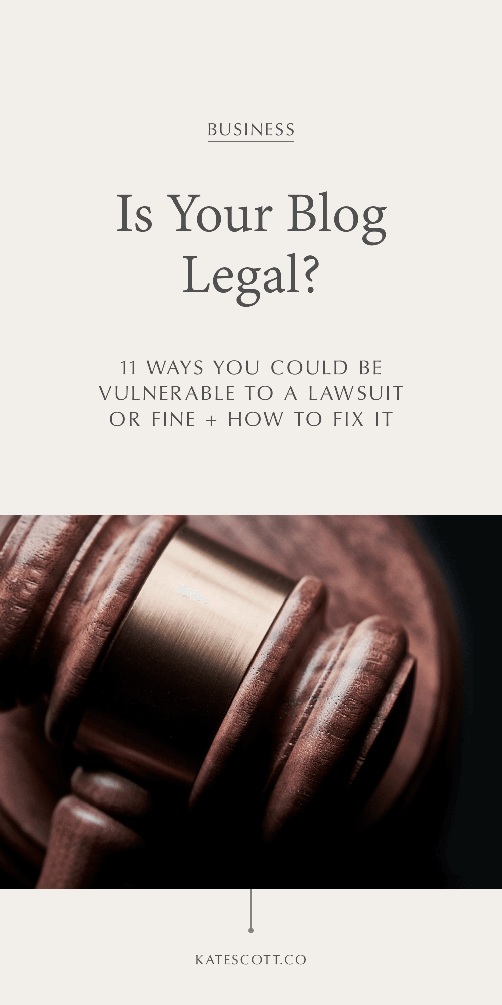 Worried about getting sued, fined, or audited for accidentally breaking the law with your blog? Avoid the wrath of the FCC, IRS, and USPTO gods by reading about these 9 common legal traps that could put a serious damper on your blog and biz. (Not to…